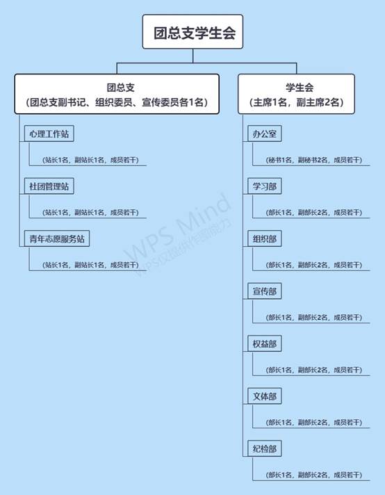 简约树状组织结构图